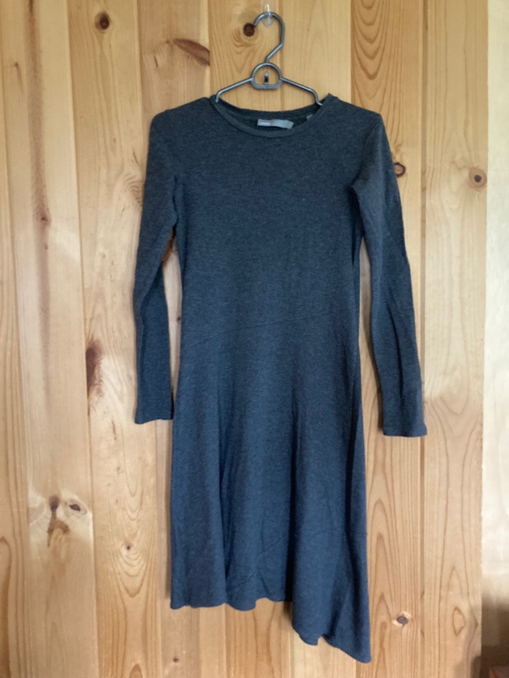 Knit asymmetrical dress